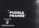 Puddle Pranks (1930) afişi