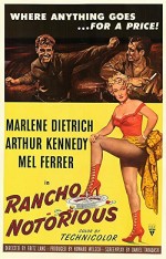 Rancho Notorious (1952) afişi