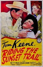 Riding The Sunset Trail (1941) afişi