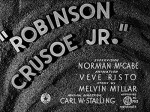 Robinson Crusoe Jr. (1941) afişi