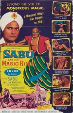 Sabu And The Magic Ring (1957) afişi