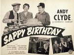 Sappy Birthday (1942) afişi