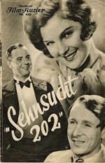 Sehnsucht 202 (1932) afişi