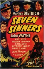 Seven Sinners (1940) afişi