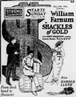 Shackles Of Gold (1922) afişi