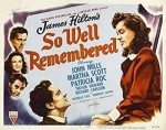So Well Remembered (1947) afişi