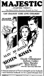Stolen Kisses (1929) afişi