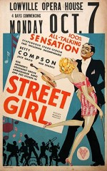 Street Girl (1929) afişi