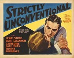 Strictly Unconventional (1930) afişi