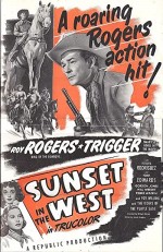 Sunset In The West (1950) afişi