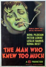 Çok Şey Bilen Adam (1934) afişi Çok Şey Bilen Adam (1934) afişi