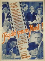 Tag Det Som En Mand (1941) afişi