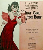 That Girl From Paris (1936) afişi