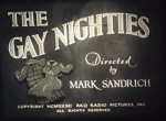 The Gay Nighties (1933) afişi
