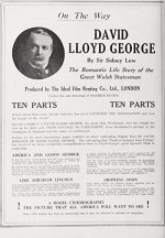 The Life Story Of David Lloyd George (1918) afişi