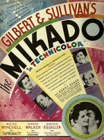 The Mikado () (1939) afişi