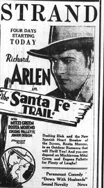 The Santa Fe Trail (1930) afişi