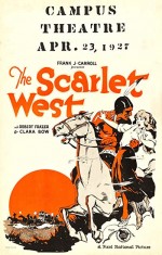 The Scarlet West (1925) afişi