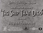 The Ship That Died (1938) afişi