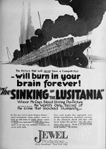 The Sinking Of The Lusitania (1918) afişi