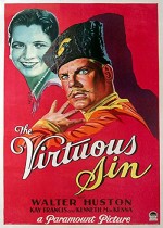 The Virtuous Sin (1930) afişi