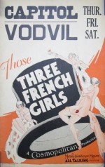 Those Three French Girls (1930) afişi