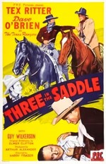 Three In The Saddle (1945) afişi