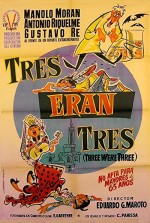 Tres Eran Tres (1954) afişi