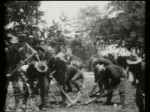 Troops Making Military Road In Front Of Santiago (1898) afişi