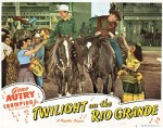 Twilight On The Rio Grande (1947) afişi