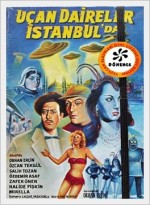 Uçan Daireler İstanbul'da (1955) afişi