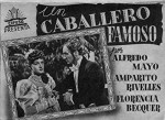 Un caballero famoso (1943) afişi