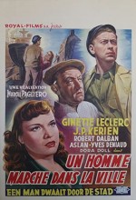 Un Homme Marche Dans La Ville (1950) afişi