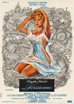 Une Parisienne (1957) afişi