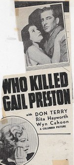 Who Killed Gail Preston (1938) afişi