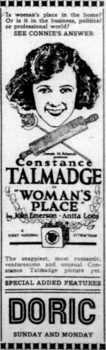 Woman's Place (1921) afişi