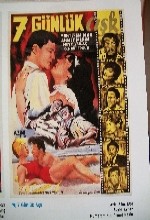 Yedi Günlük Aşk (1961) afişi