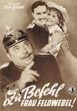 Zu Befehl, Frau Feldwebel (1956) afişi