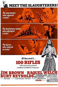 100 Rifles (1969) afişi