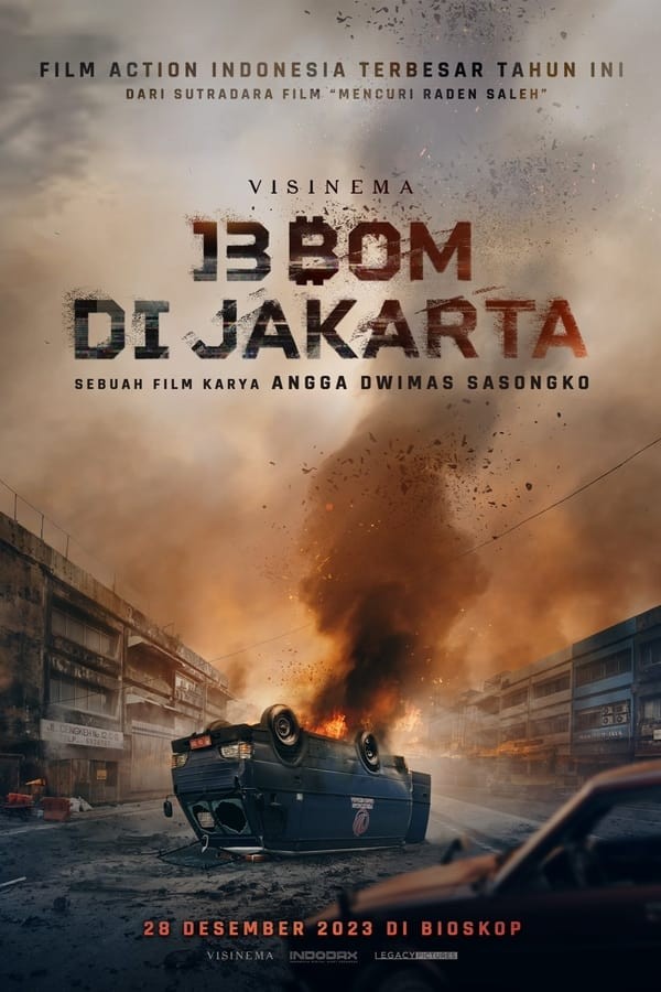 13 Bom di Jakarta (2023) afişi 13 Bom di Jakarta (2023) afişi