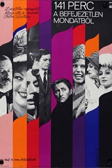 141 Minutes From The Unfinished Sentence (1975) afişi