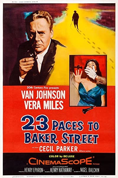 23 Paces To Baker Street (1956) afişi 23 Paces To Baker Street (1956) afişi