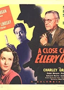 A Close Call For Ellery Queen (1942) afişi