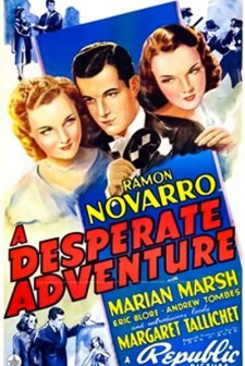A Desperate Adventure (1938) afişi