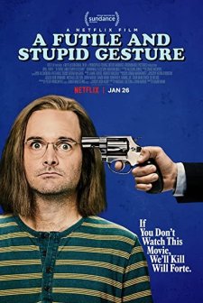 A Futile & Stupid Gesture (2018) afişi