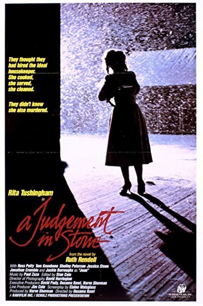 A Judgment In Stone (1986) afişi A Judgment In Stone (1986) afişi