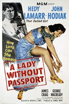 A Lady Without Passport (1950) afişi