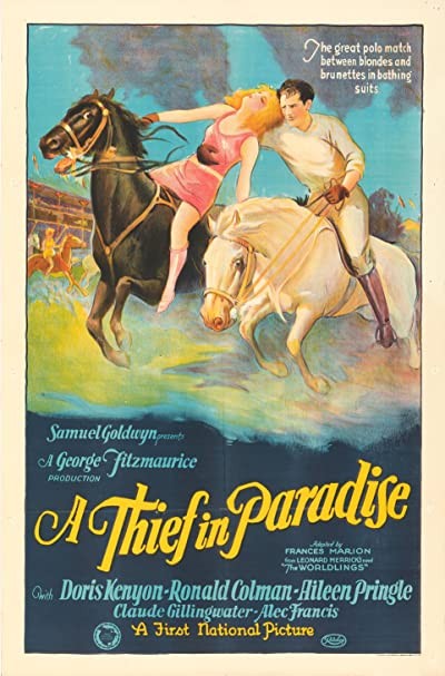A Thief In Paradise (1925) afişi A Thief In Paradise (1925) afişi