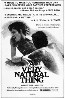 A Very Natural Thing (1974) afişi