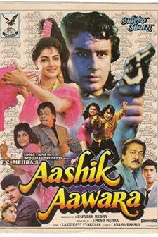 Aashik Aawara (1993) afişi